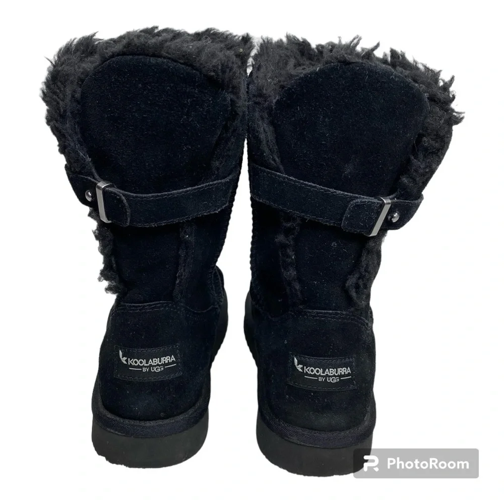 Koolaburra by UGG Remley Boots Size 8 Black Suede